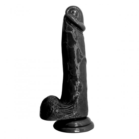 Bang It Real Dildo No. 9 Met Ballen Zwart
