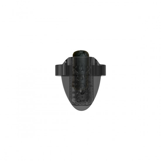 Barely Bare High-Waisted Thong with Arm Sleeves Plus Size Zwart