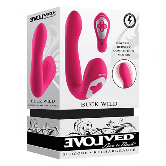 Evolved Buck Wild Dual Ended Stimulator Roze