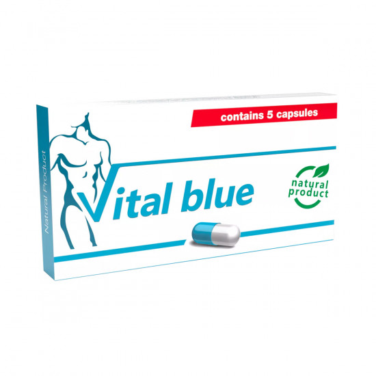 Vital Blue Libido Capsules 5 stuks