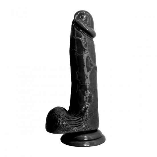Bang It Real Dildo No. 8 Met Ballen Zwart