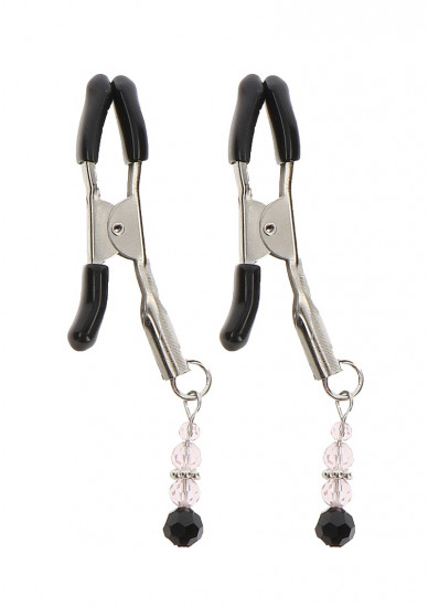 Taboom Non Adjustable Clamps With Beads Zilver