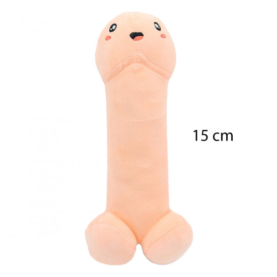 Fokje De Knuffel Piemel 15 cm Blank