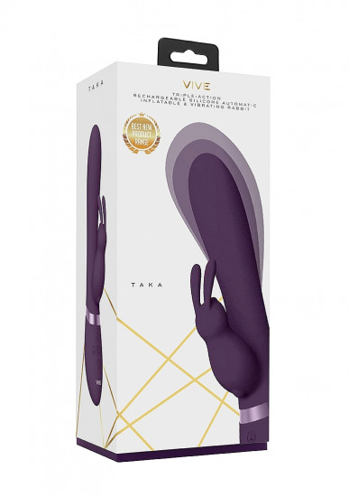 VIVE - Taka - Opblaasbare Vibrator Paars
