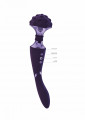 Vive Shiatsu Buigbare vibrator & massage wand paars