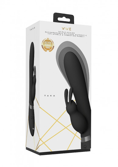 VIVE - Taka - Opblaasbare Vibrator zwart