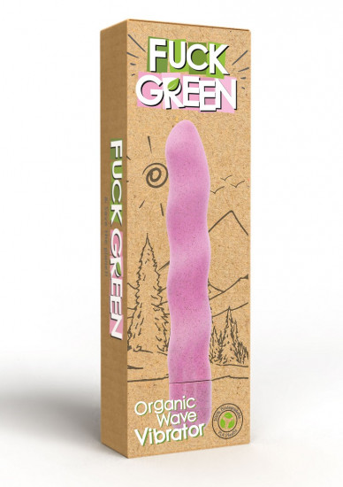 Organic Wave Green Fuck Pink Vibrator