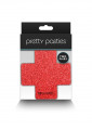 Pretty Pasties Glitter Kruis Rood/Zilver