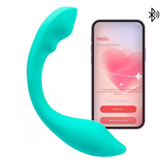 Cupido App Controlled 2616 Koppels Vibrator Cyaan
