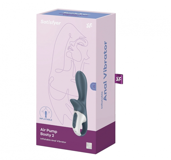 Satisfyer Opblaasbare Air Pump Booty 2 Grijs