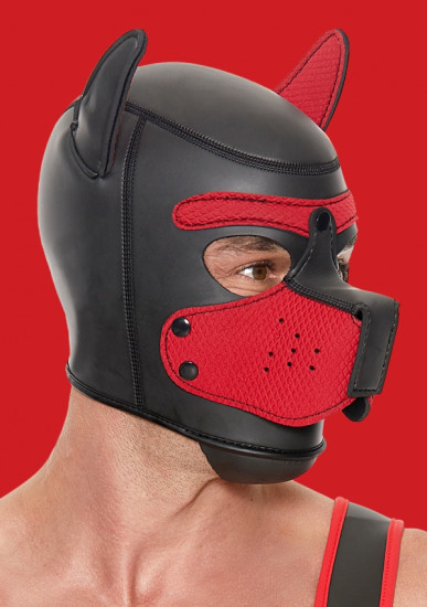 Ouch! Puppy Hood Masker Rood