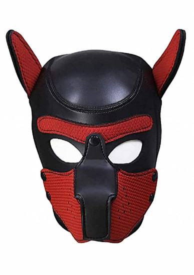 Ouch! Puppy Hood Masker Rood