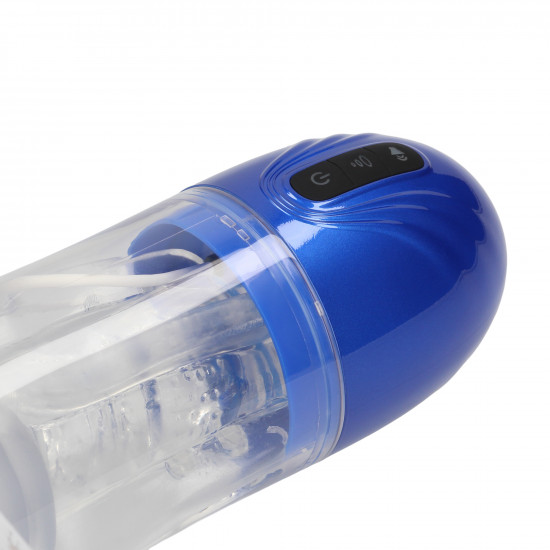 Pumped Sonicpull Masturbator Pump Metallic Blue