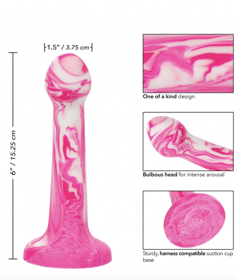 Calexotics Twisted Bulb Tip Probe Roze