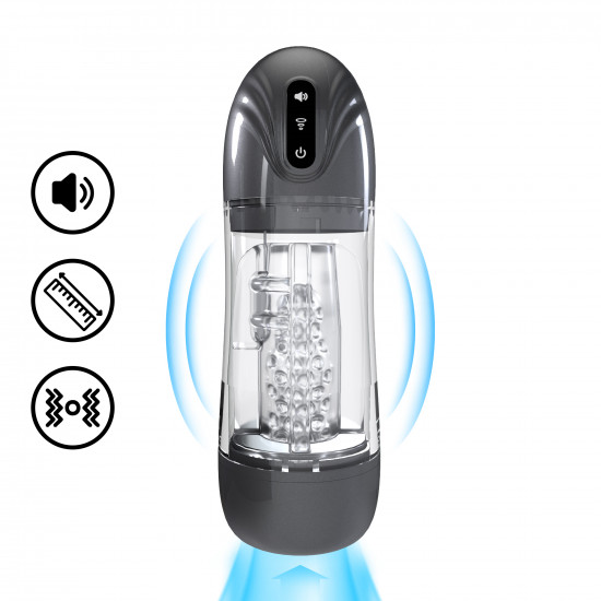 Pumped Sonicpull Masturbator Pump Gun Metal