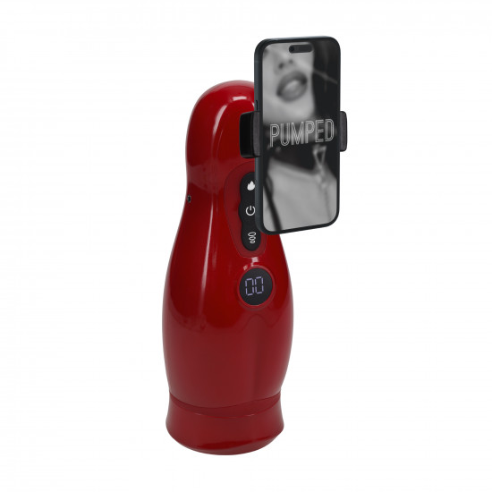 Pumped Virtuo Masturbator Pump Metallic Red