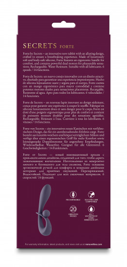 Secrets Forte Vibrating Rabbit Grijs