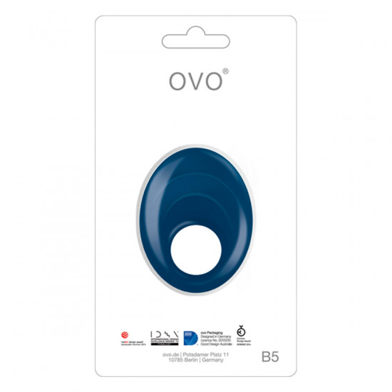 Ovo B5 Cockring Blauw