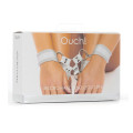 Ouch! Velcro Hand- & Enkelboeien Set Wit