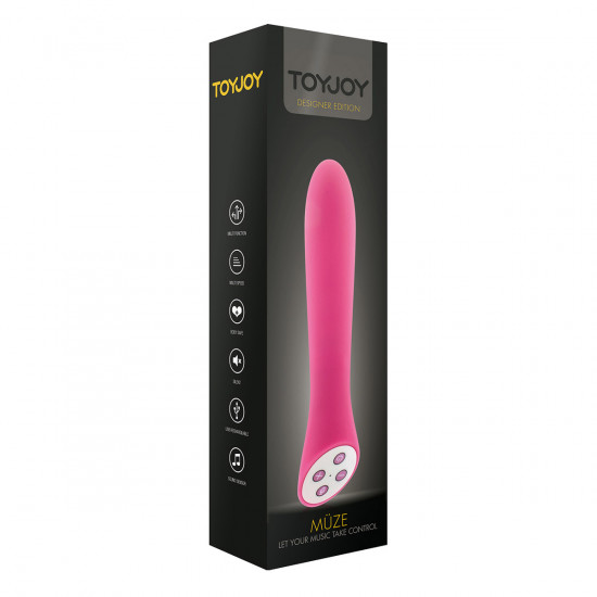 ToyJoy Muze Geluidsgevoelige Vibrator Roze