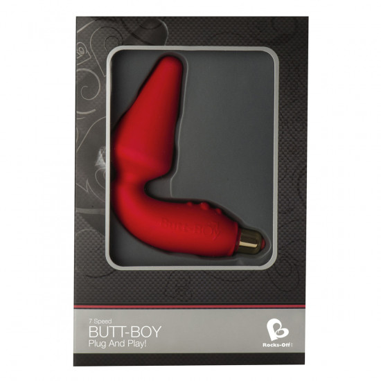 Rocks-Off Butt-Boy Anaal Vibrator Rood