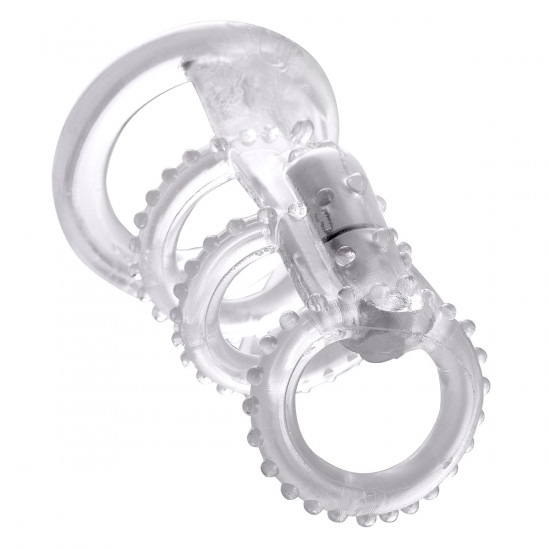 Fantasy X-tensions Vibrating Cock Cage Transparant
