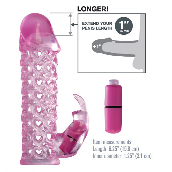 Fantasy X-tensions Vibrating Couples Cage Roze