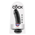 King Cock 8 Inch Dildo Zwart