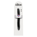 King Cock 12 Inch Slim Double Dildo Zwart