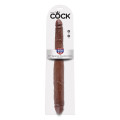 King Cock 16 Inch Tapered Double Dildo Bruin