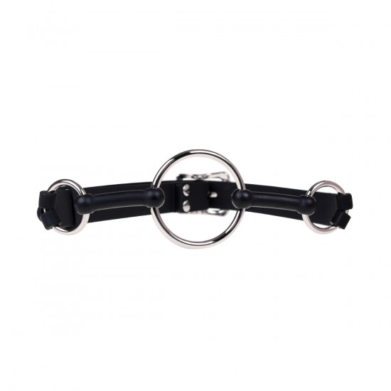 Metal O-Ring Gag Zwart
