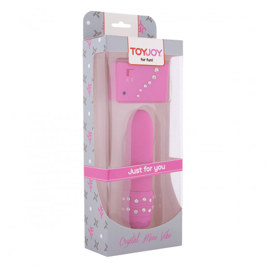 Crystal Mini Vibe Vibrator Roze