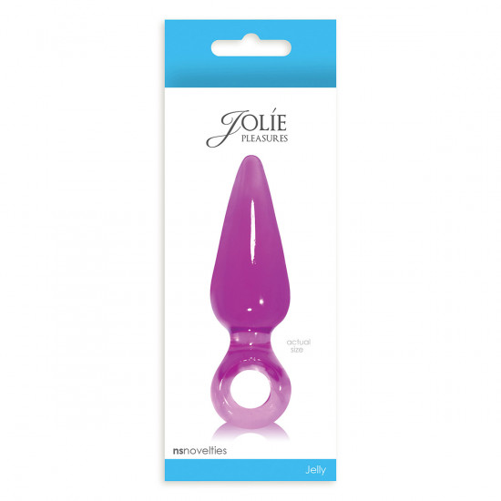 Jolie Pleasures Buttplug Plum Small