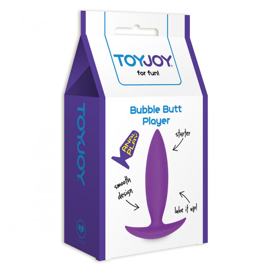 Bubble Butt Player Starter Buttplug Paars Small