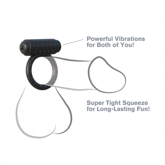 C-Ringz The Wingman Cockring Zwart