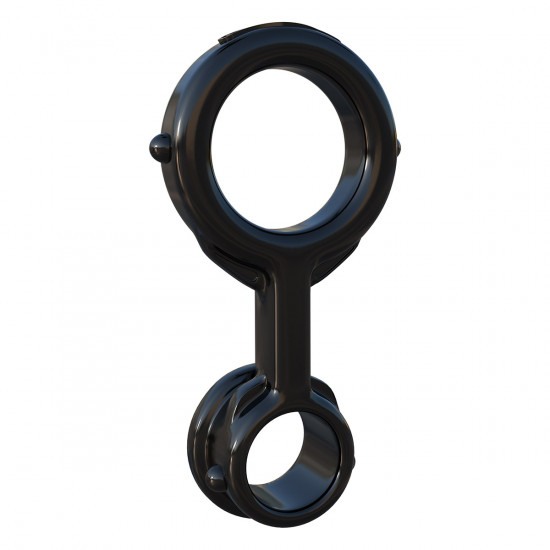 C-Ringz Ironman Duo-Cockring Zwart