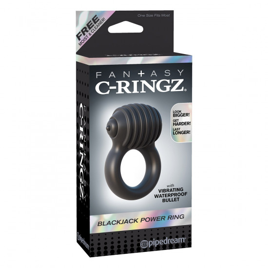 C-Ringz Blackjack Power Cockring Zwart