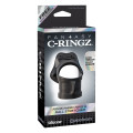 C-Ringz Rock-Hard Ring & Ball Stretcher Cockring Zwart