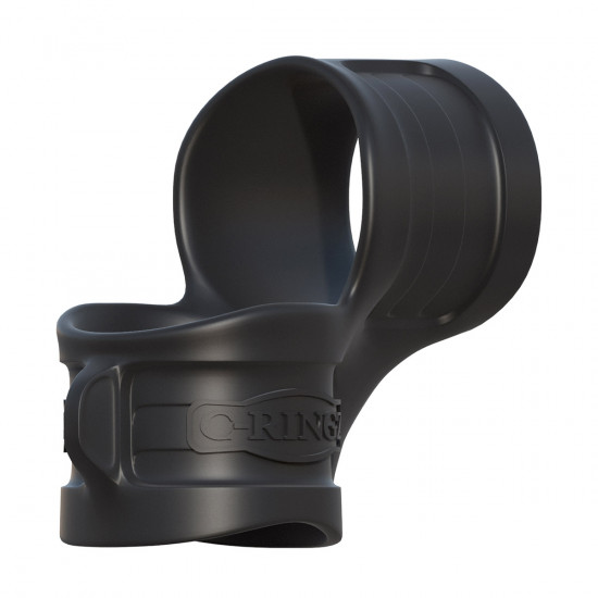 C-Ringz MR. Big Cock Ring & Ball Stretcher Cockring Zwart