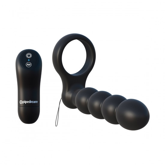 C-Ringz Remote Double Penetrator Cockring Zwart