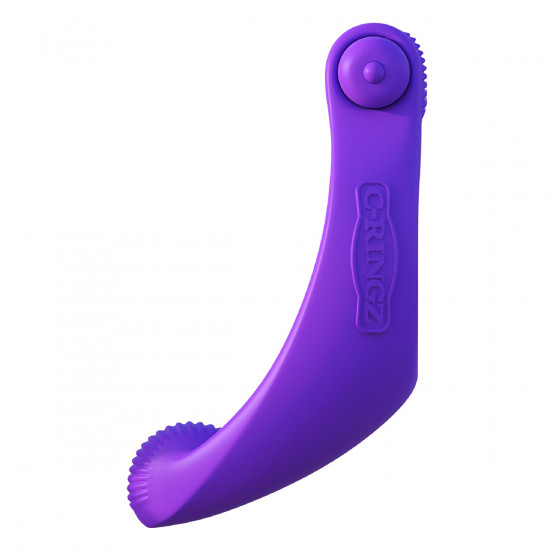 C-Ringz Vibrating Silicone Taint-Alizer Cockring Paars