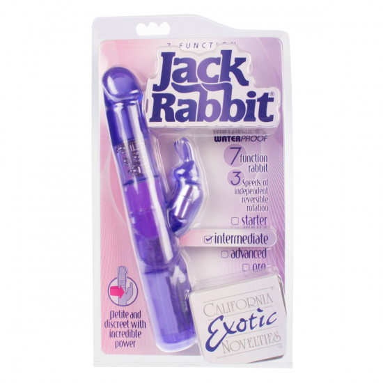 Jack Rabbit 7 Function Intermediate Vibrator Paars