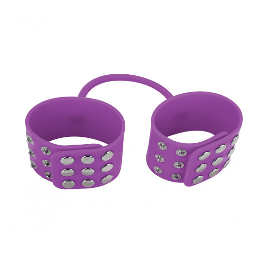 Ouch! Silicone Cuffs Handboeien Paars
