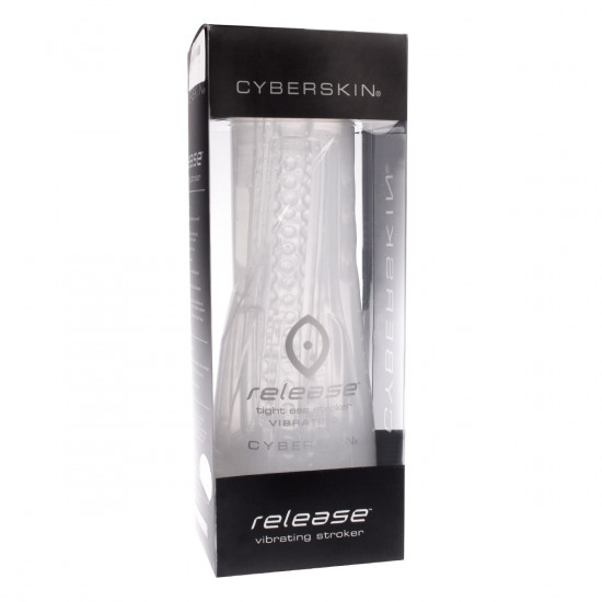 Cyberskin Release Vibrating Stroker Transparant