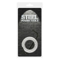Steel Ballstretchter 33 MM Zilver