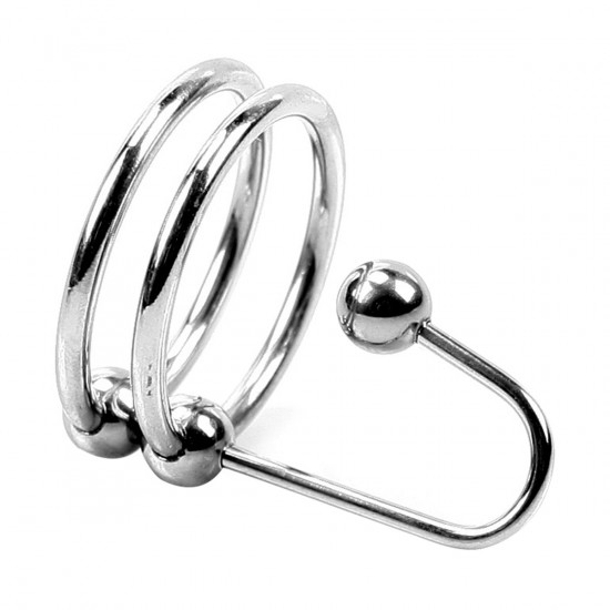 Kiotos Double Sperm Stopper Zilver