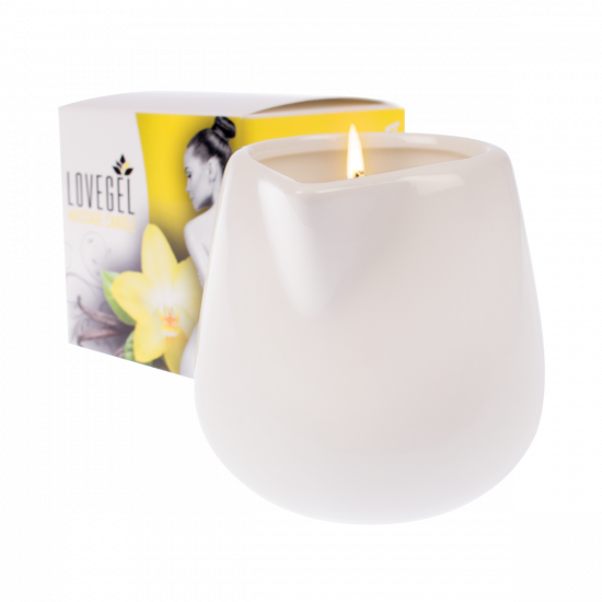 Lovegel Massage Kaars Vanille