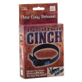 Leather Cinch Cockring Zwart