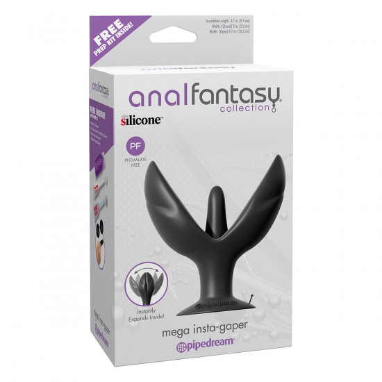 Anal Fantasy Mega Insta-Gaper Buttplug Zwart
