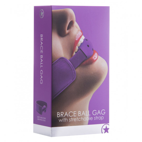 Ouch! Brace Ball Gag Paars